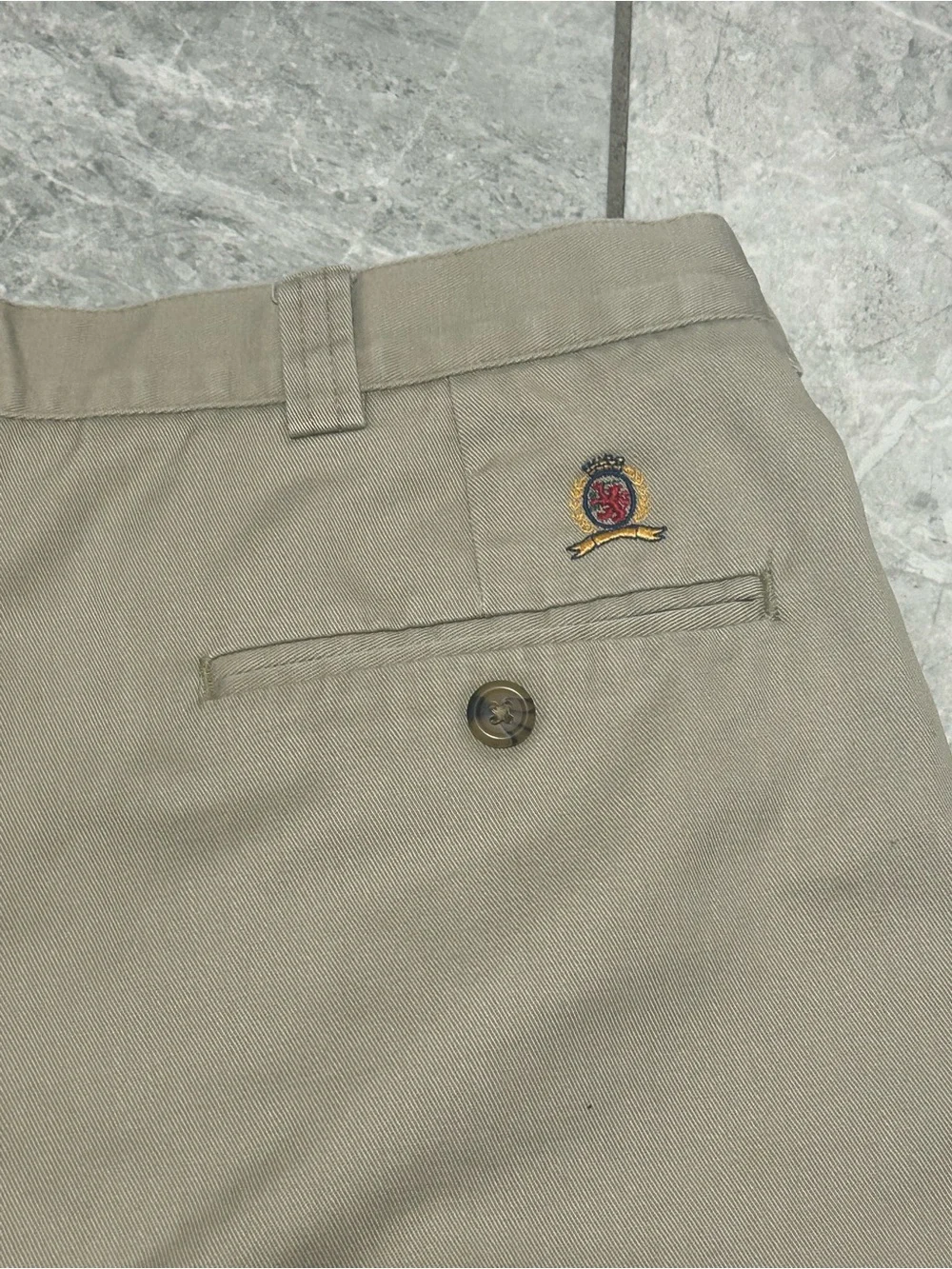 Vintage Tommy Hilfiger Pleated Khaki Pants Mens 36x30 Relaxed